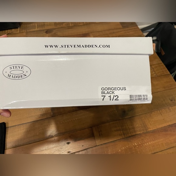 Steve Madden Gorgeous Black Suede Boot - Picture 3 of 6